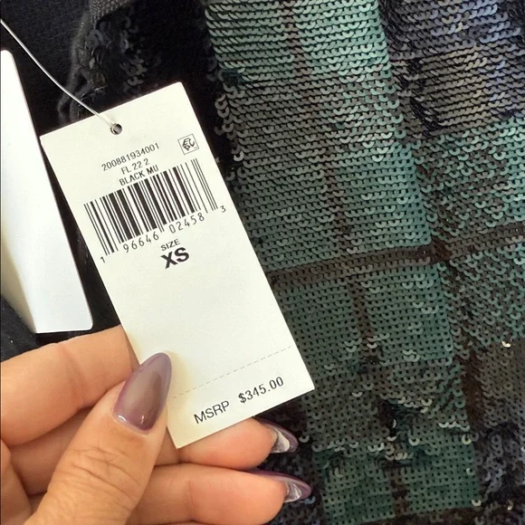 LAUREN RALPH LAUREN Plaid Sequined Polo Dress, XS Small NWT - Picture 11 of 11